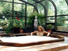 curved eave aluminum sunroom