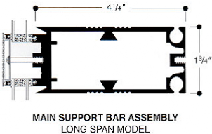 main support bar assembly