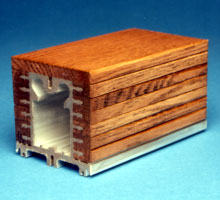 wood clad cross section